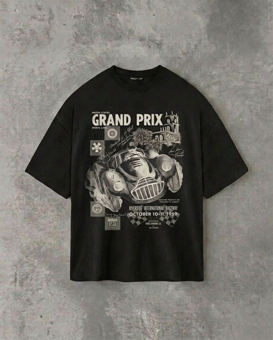 Grand Prix Black Tee