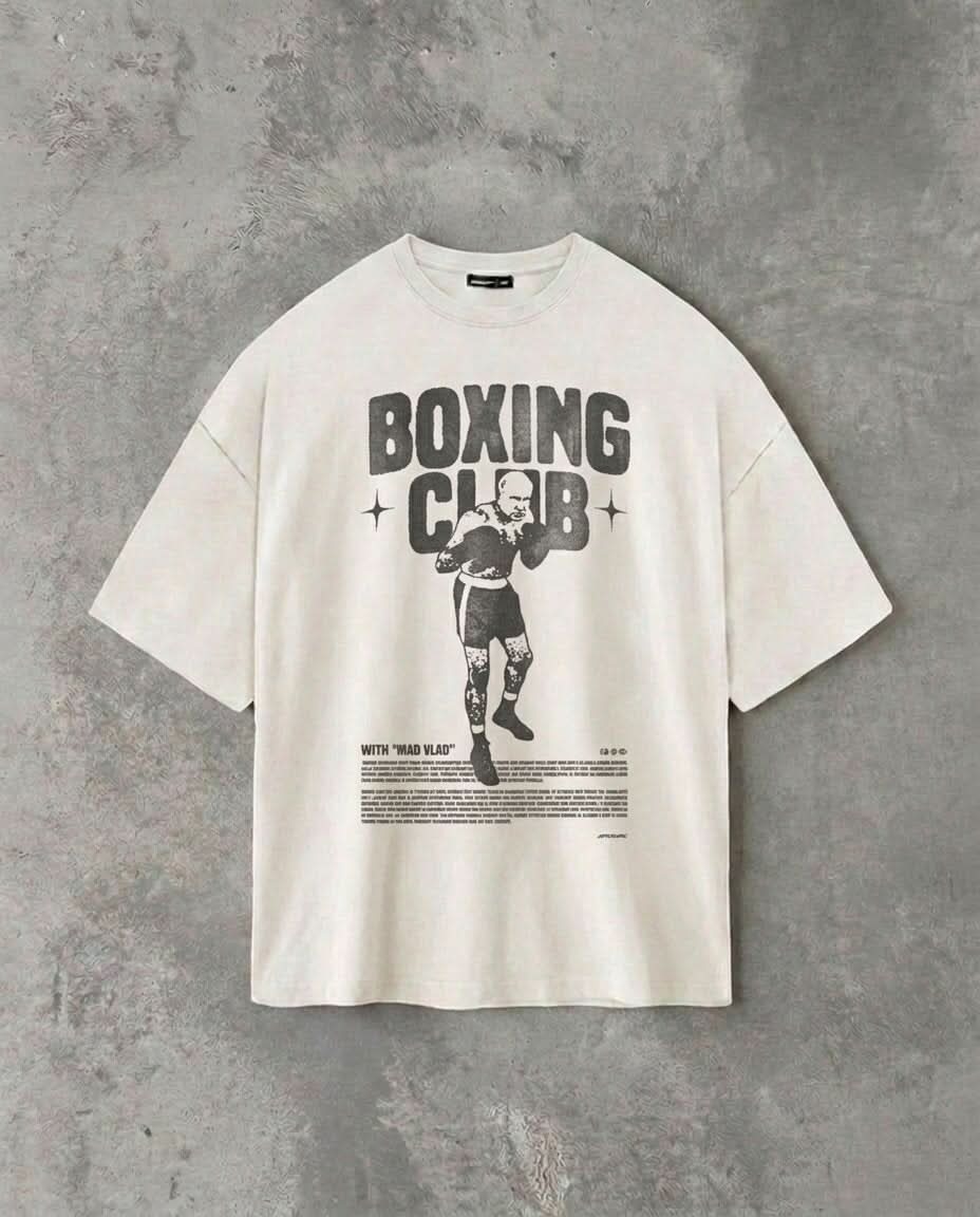 Mad Vlad Boxing Club | White Tee
