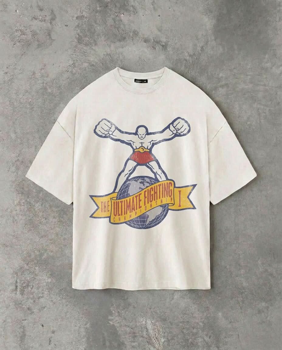 Ultimate Fighter Retro | White Tee