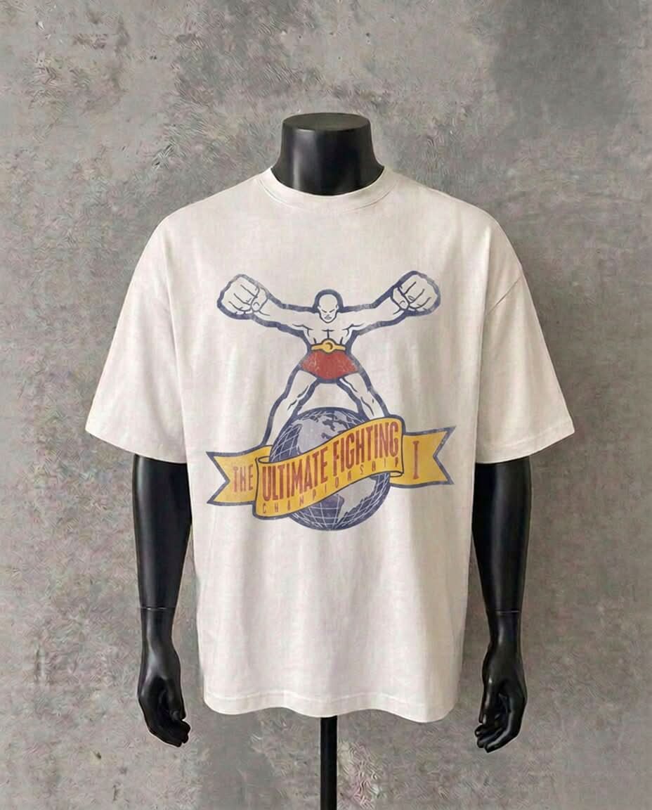 Ultimate Fighter Retro | White Tee