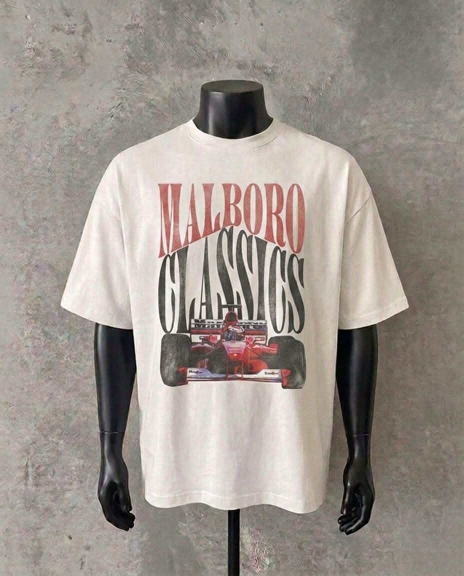 Malboro Classic Red F1 | White T-Shirt