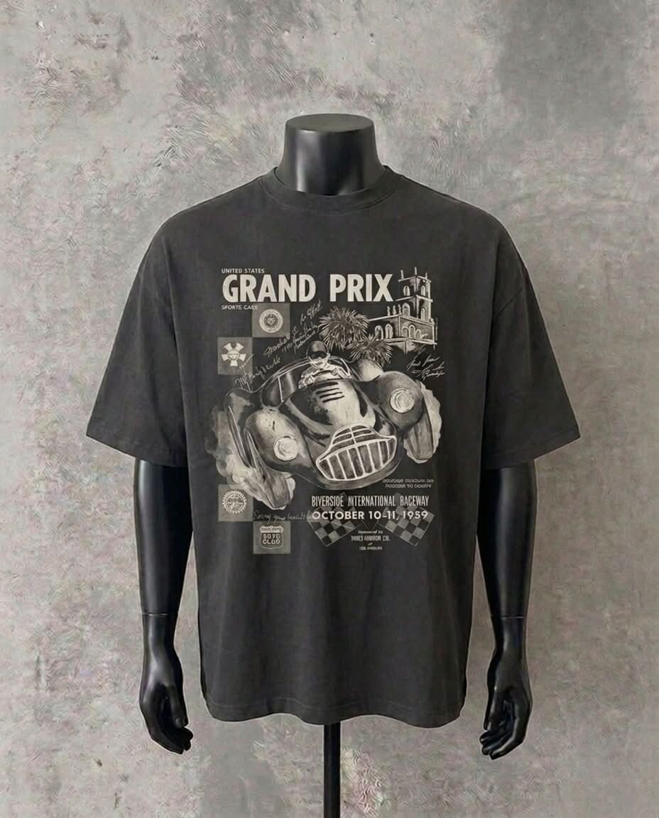 Grand Prix Black Tee