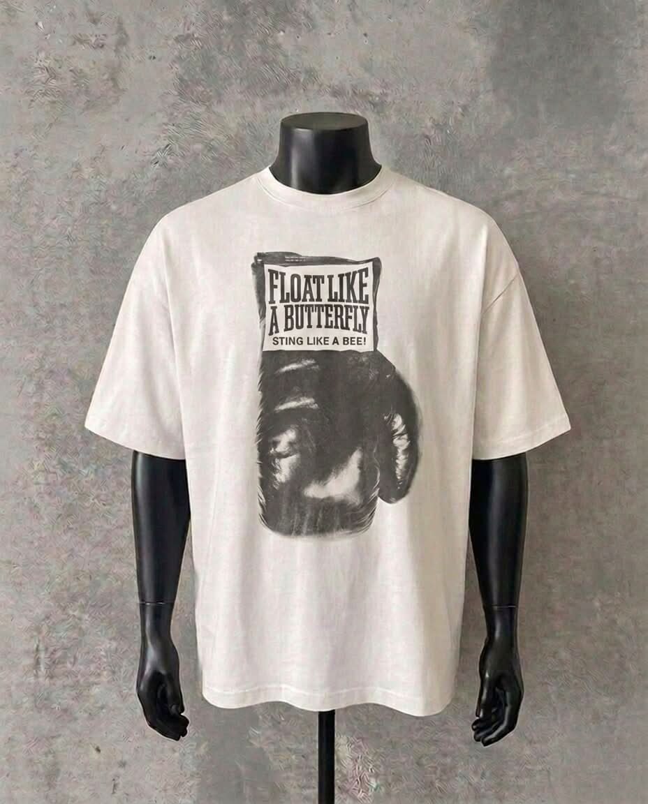 “Float Like a Butterfly” | White Tee