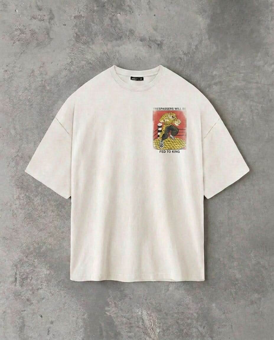 Fed to the King Classic Double Sided | White Tee