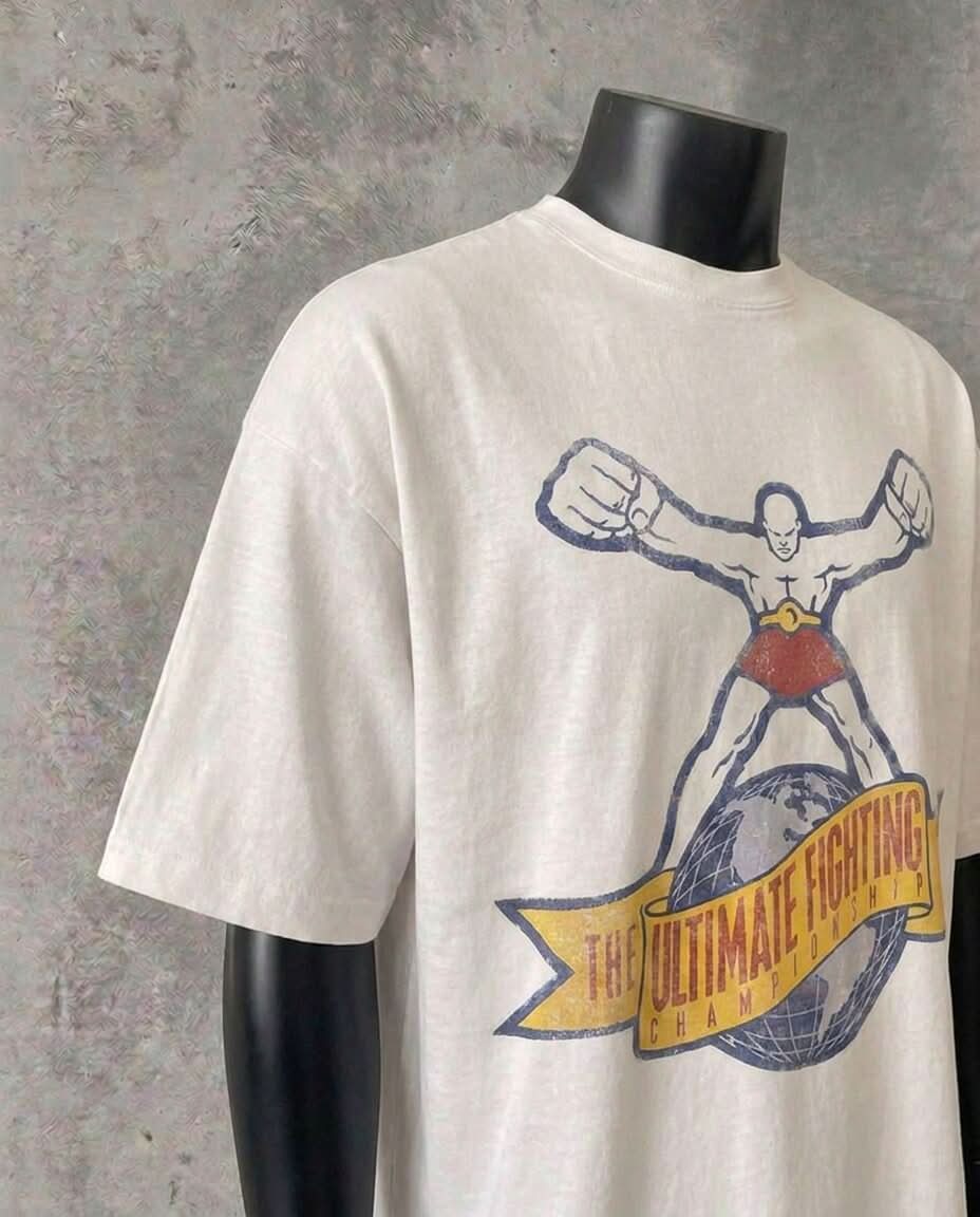 Ultimate Fighter Retro | White Tee