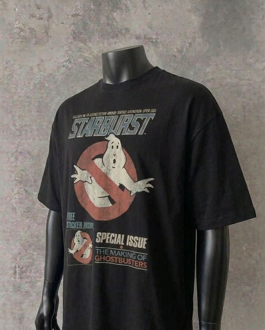 “Ghostbuster Starburst” Vintage Style | Black Tee
