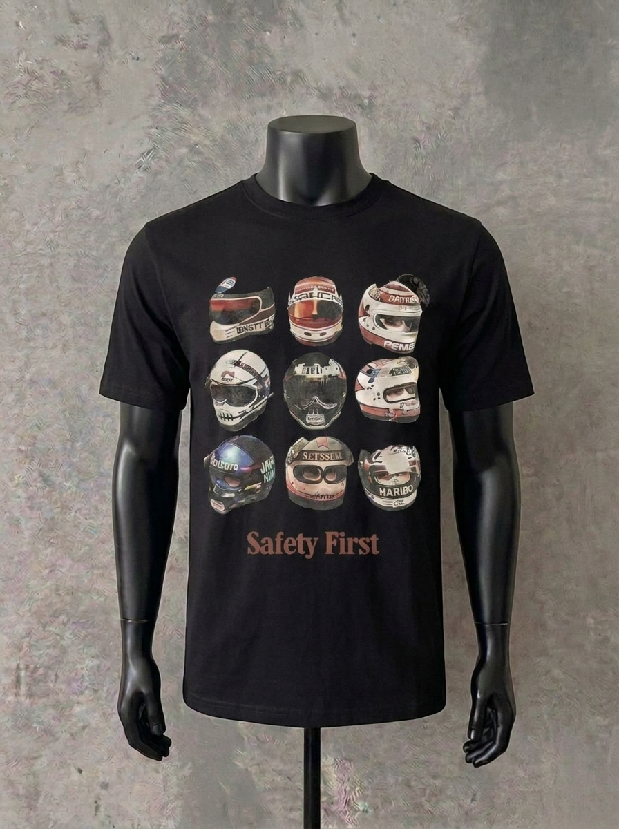 Safety First | Black Tee