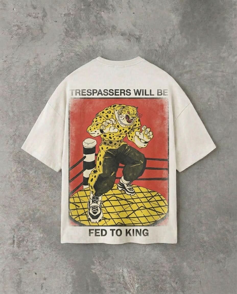 Fed to the King Classic Double Sided | White Tee