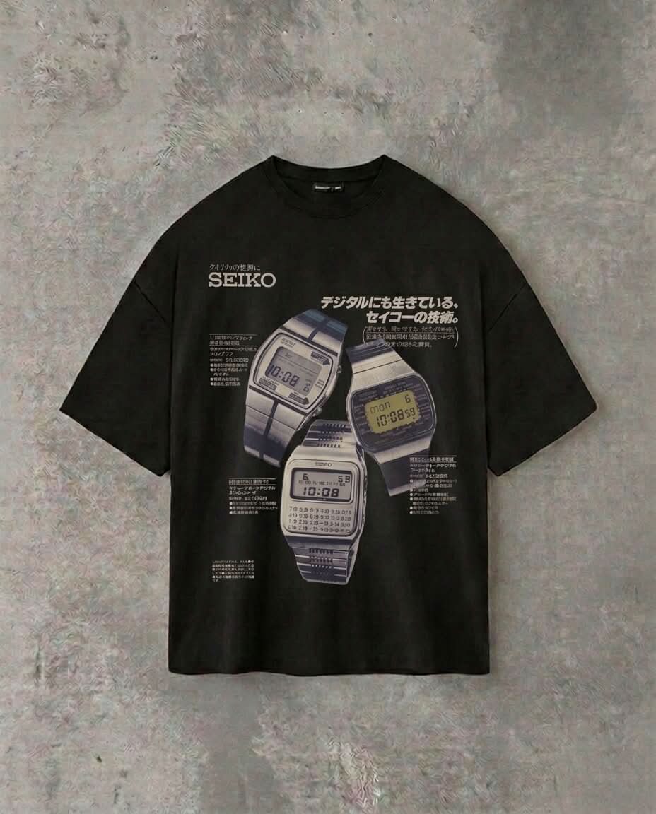Seiko Classic | Black Tee