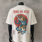 Tribe Jiu Jitsu (Back Print) | White Tee