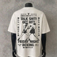 Talk Shit Get Hit (Back Print)| White Tee