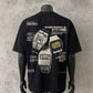 Seiko Classic Double Sided | Black Tee